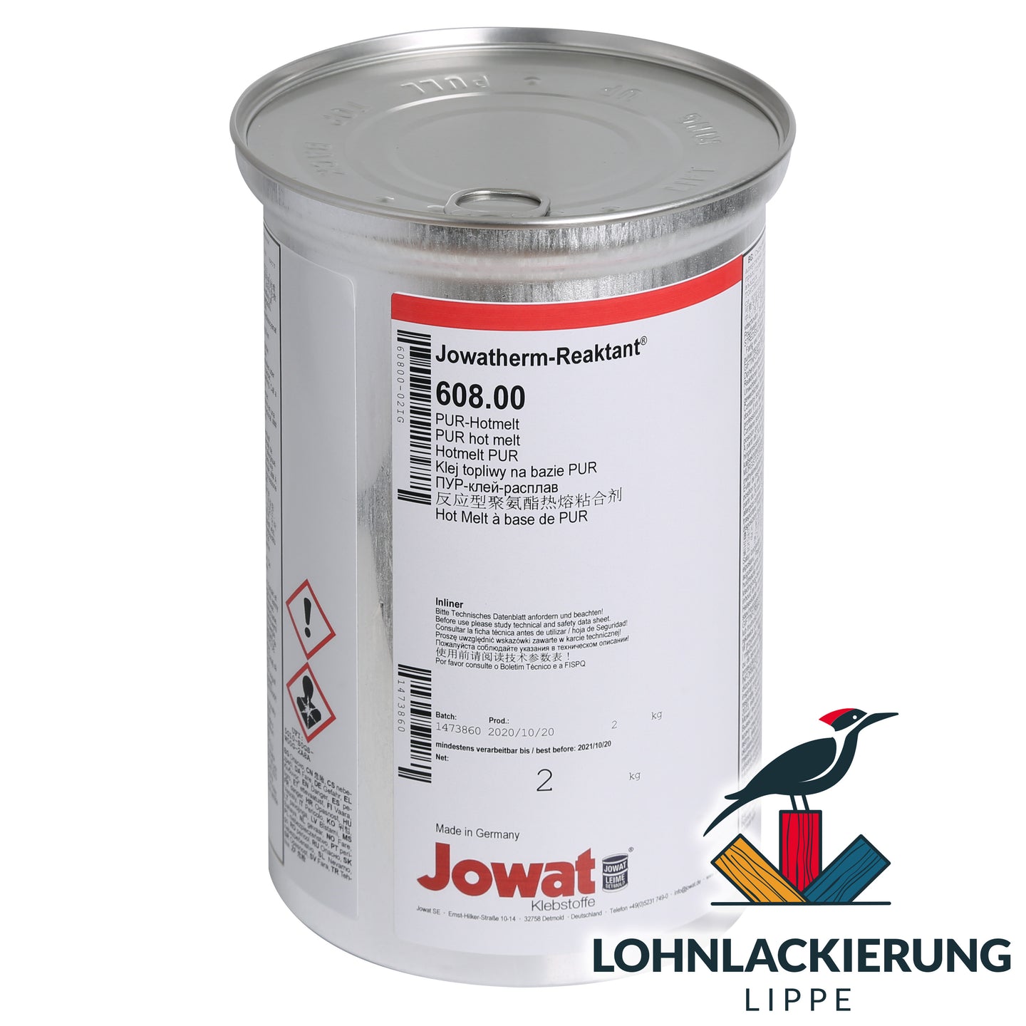 PUR Heißkleber Jowatherm-Reaktant 2 kg Kartusche